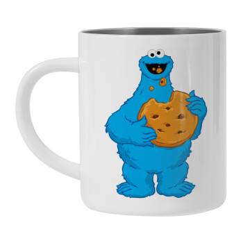 Cookie Monster, Mug Stainless steel double wall 450ml