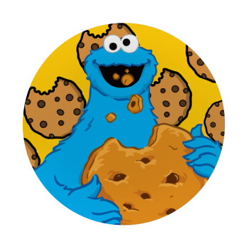 Cookie Monster, Mousepad Στρογγυλό 20cm