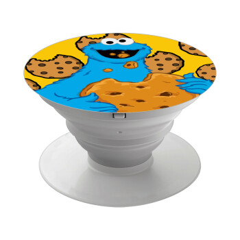 Cookie Monster, Phone Holders Stand  White Hand-held Mobile Phone Holder