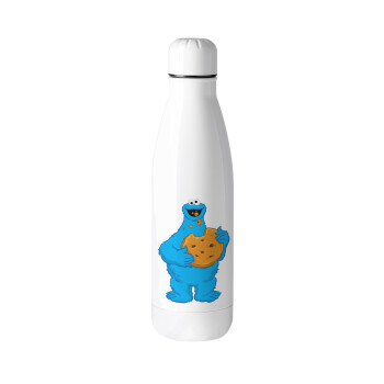 Cookie Monster, Μεταλλικό παγούρι θερμός (Stainless steel), 500ml