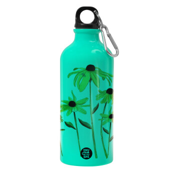 Daisies flower, Water bottle 600ml