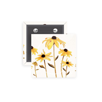 Daisies flower, Κονκάρδα παραμάνα τετράγωνη 5x5cm