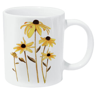 Daisies flower, Κούπα Giga, κεραμική, 590ml