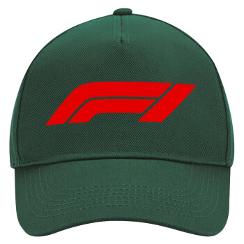 Formula 1, Adult Ultimate Hat GREEN, (100% COTTON DRILL, ADULT, UNISEX, ONE SIZE)