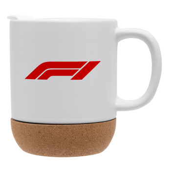 Formula 1, Ceramic coffee mug Cork (MAT), 330ml (1pcs)