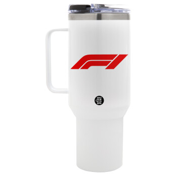 Formula 1, Mega Stainless steel Tumbler with lid, double wall 1,2L