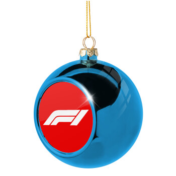 Formula 1, Χριστουγεννιάτικη μπάλα δένδρου Μπλε 8cm