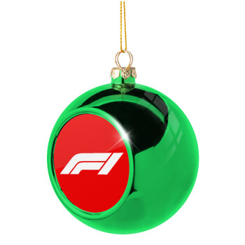 Formula 1, Χριστουγεννιάτικη μπάλα δένδρου Πράσινη 8cm
