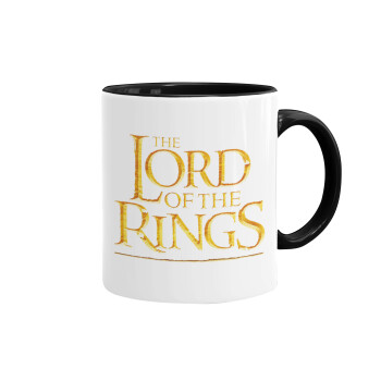 The Lord of the Rings, Mug colored black, ceramic, 330ml