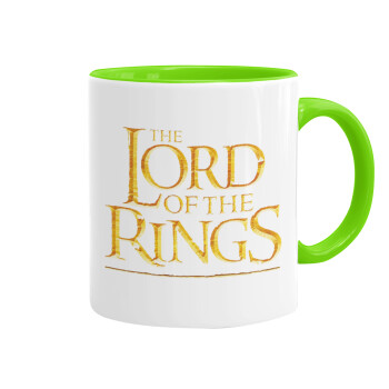 The Lord of the Rings, Mug colored light green, ceramic, 330ml