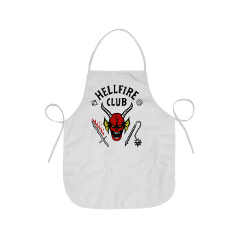 Hellfire CLub, Stranger Things, Chef Apron Short Full Length Adult (63x75cm)