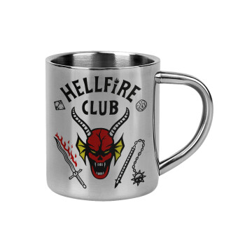 Hellfire CLub, Stranger Things, Mug Stainless steel double wall 300ml