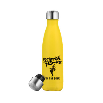 My Chemical Romance Black Parade, Yellow Stainless Steel Metallic Thermos, double-walled, 500ml