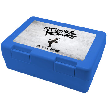 My Chemical Romance Black Parade, Παιδικό δοχείο κολατσιού ΜΠΛΕ 185x128x65mm (BPA free πλαστικό)