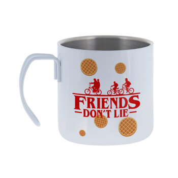 Friends Don't Lie, Stranger Things, Mug Stainless steel double wall 400ml