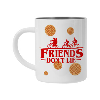 Friends Don't Lie, Stranger Things, Mug Stainless steel double wall 300ml