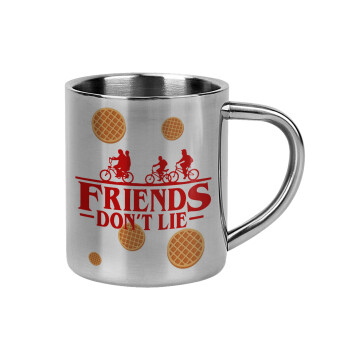 Friends Don't Lie, Stranger Things, Mug Stainless steel double wall 300ml