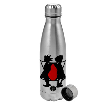 hunter x hunter, Metallic water bottle, stainless steel, 750ml