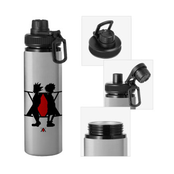 hunter x hunter, Metallic water bottle with safety cap, 850ml aluminum