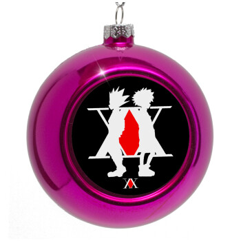 hunter x hunter, Purple Christmas tree ornament bauble 8cm