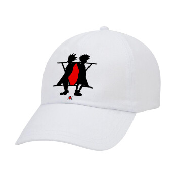 hunter x hunter, Καπέλο Ενηλίκων Baseball Λευκό 5-φύλλο (POLYESTER, ΕΝΗΛΙΚΩΝ, UNISEX, ONE SIZE)