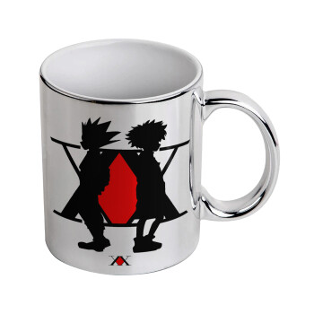 hunter x hunter, Mug ceramic, silver mirror, 330ml