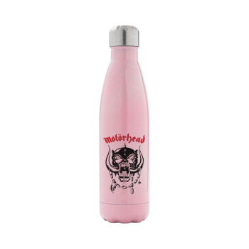 motorhead, Metal mug thermos Pink Iridiscent (Stainless steel), double wall, 500ml