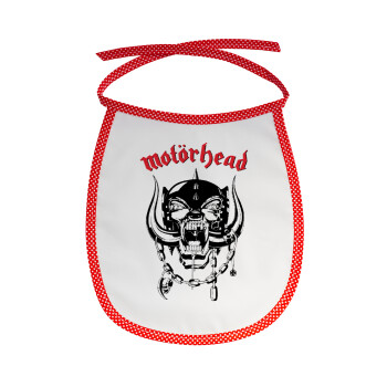 motorhead, Σαλιάρα μωρού αλέκιαστη με κορδόνι Κόκκινη