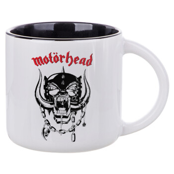 motorhead, Κούπα κεραμική 400ml Λευκή/Μαύρη