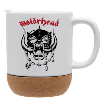 motorhead, Κούπα, κεραμική με βάση φελού και καπάκι (ΜΑΤ), 330ml (1 τεμάχιο)