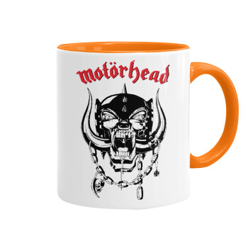 motorhead, Mug colored orange, ceramic, 330ml
