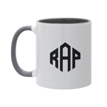 RAP, Mug colored grey, ceramic, 330ml