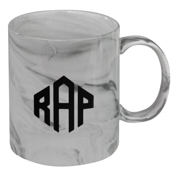 RAP, Mug ceramic marble style, 330ml