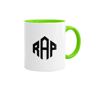 RAP, Mug colored light green, ceramic, 330ml