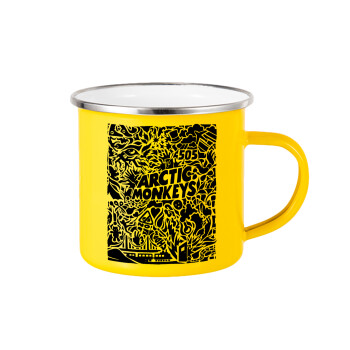 Arctic Monkeys, Yellow Enamel Metallic Cup 360ml