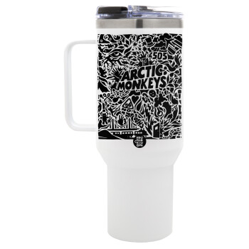 Arctic Monkeys, Mega Stainless steel Tumbler with lid, double wall 1,2L