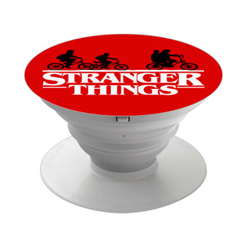 Stranger Things red, Phone Holders Stand  White Hand-held Mobile Phone Holder