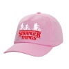 Adult Baseball Cap, 100% Cotton, PINK (COTTON, ADULT, UNISEX, ONE SIZE)