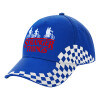 Adult Ultimate BLUE RACING Cap, (100% COTTON DRILL, ADULT, UNISEX, ONE SIZE)