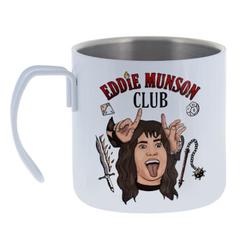 Eddie Munson, Hellfire CLub, Stranger Things, Mug Stainless steel double wall 400ml