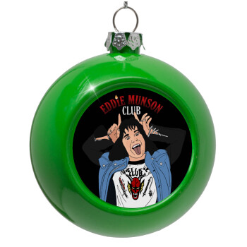 Eddie Munson, Green Christmas tree ornament bauble 8cm