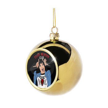 Eddie Munson, Golden Christmas tree ball ornament 8cm