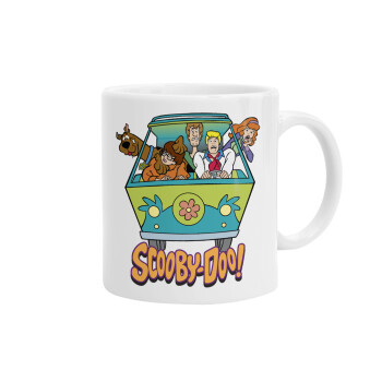 Scooby Doo car, Ceramic coffee mug, 330ml (1pcs)