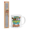 Easter Set, Ceramic Cup (330ml) & Easter aromatic flat candle (30cm) (GRAY)