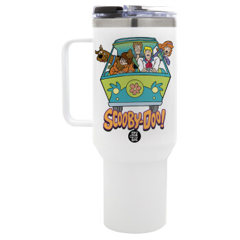 Scooby Doo car, Mega Stainless steel Tumbler with lid, double wall 1,2L