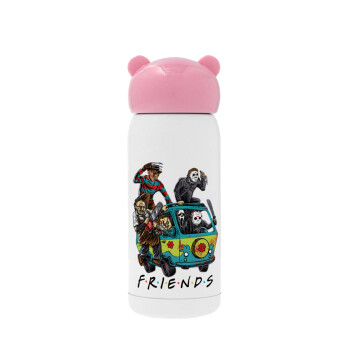 Halloween Friends Scooby Doo, Pink stainless steel thermal flask, 320ml