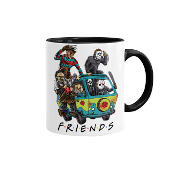 Halloween Friends Scooby Doo, Mug colored black, ceramic, 330ml