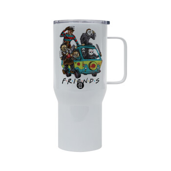 Halloween Friends Scooby Doo, Tumbler με καπάκι, διπλού τοιχώματος (θερμό) 750L