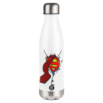 SuperDad, Metal mug thermos White (Stainless steel), double wall, 500ml