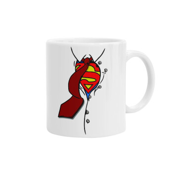 SuperDad, Ceramic coffee mug, 330ml (1pcs)